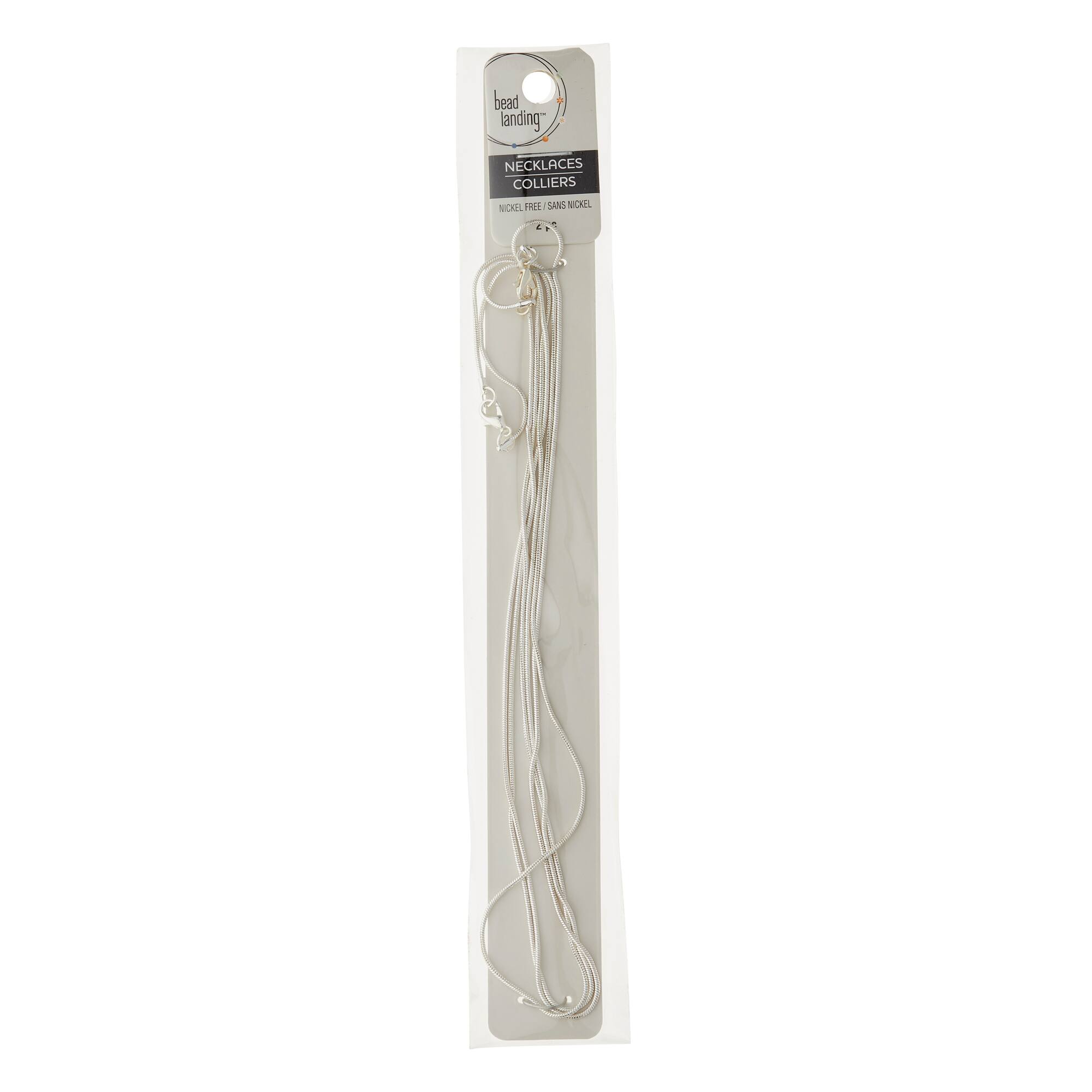 12 Packs: 2 ct. (24 total) Silver Necklaces by Bead Landing™